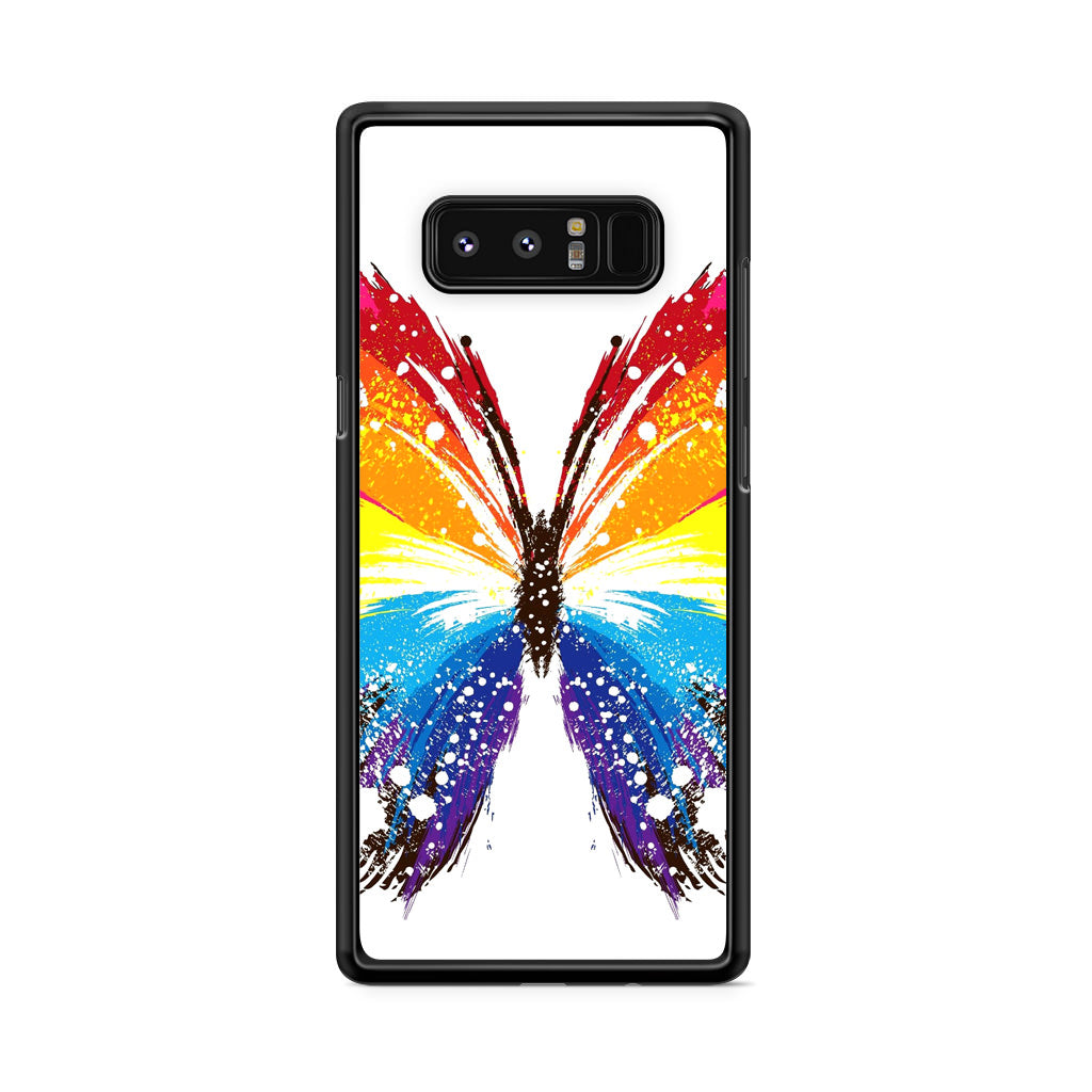 Butterfly Abstract Colorful Galaxy Note 8 Case