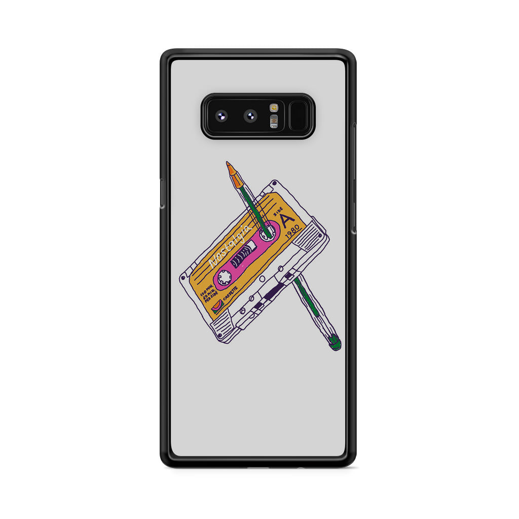 Cassete Tape Old Galaxy Note 8 Case