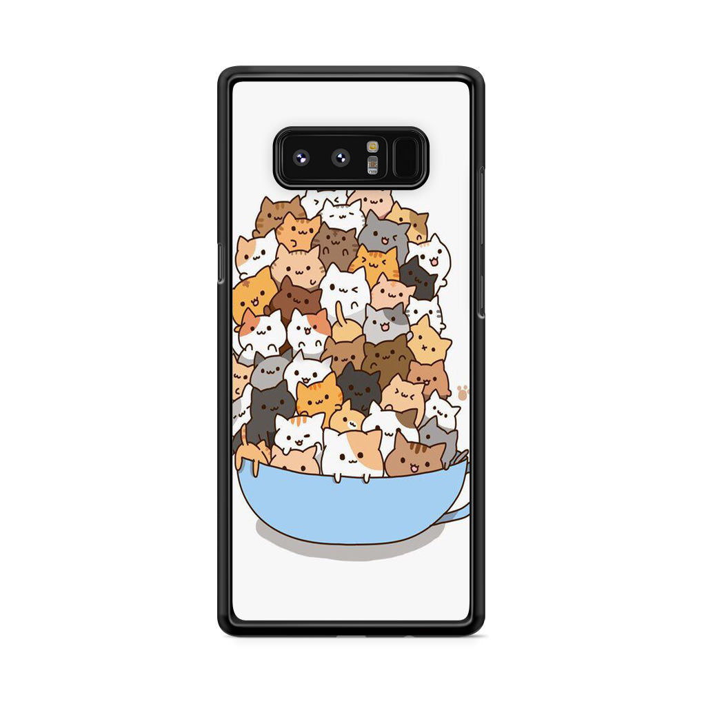 Cats on A Bowl Galaxy Note 8 Case