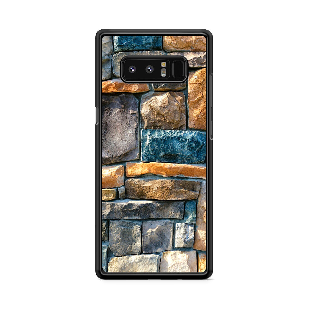 Colored Stone Piles Galaxy Note 8 Case