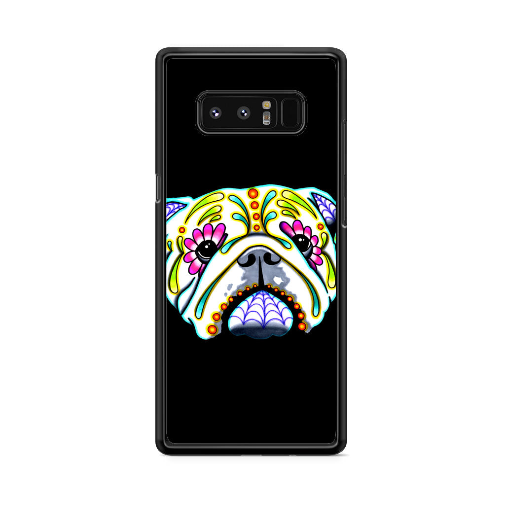 Colorful Bulldog Art Galaxy Note 8 Case