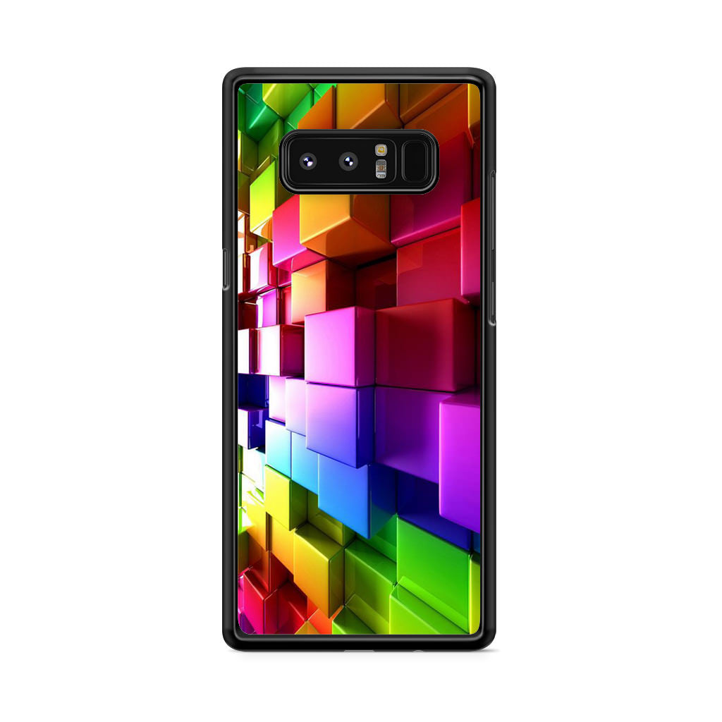 Colorful Cubes Galaxy Note 8 Case