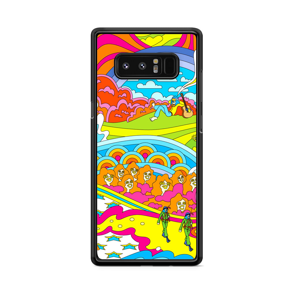 Colorful Doodle Galaxy Note 8 Case