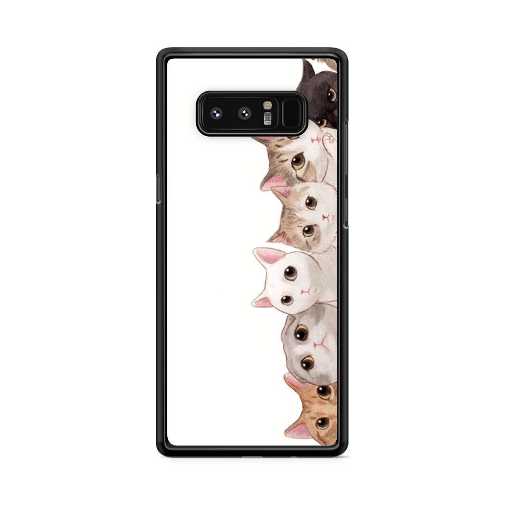 Cute Cats Vertical Galaxy Note 8 Case