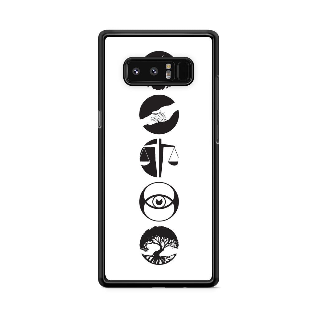 Divergent Factions Galaxy Note 8 Case