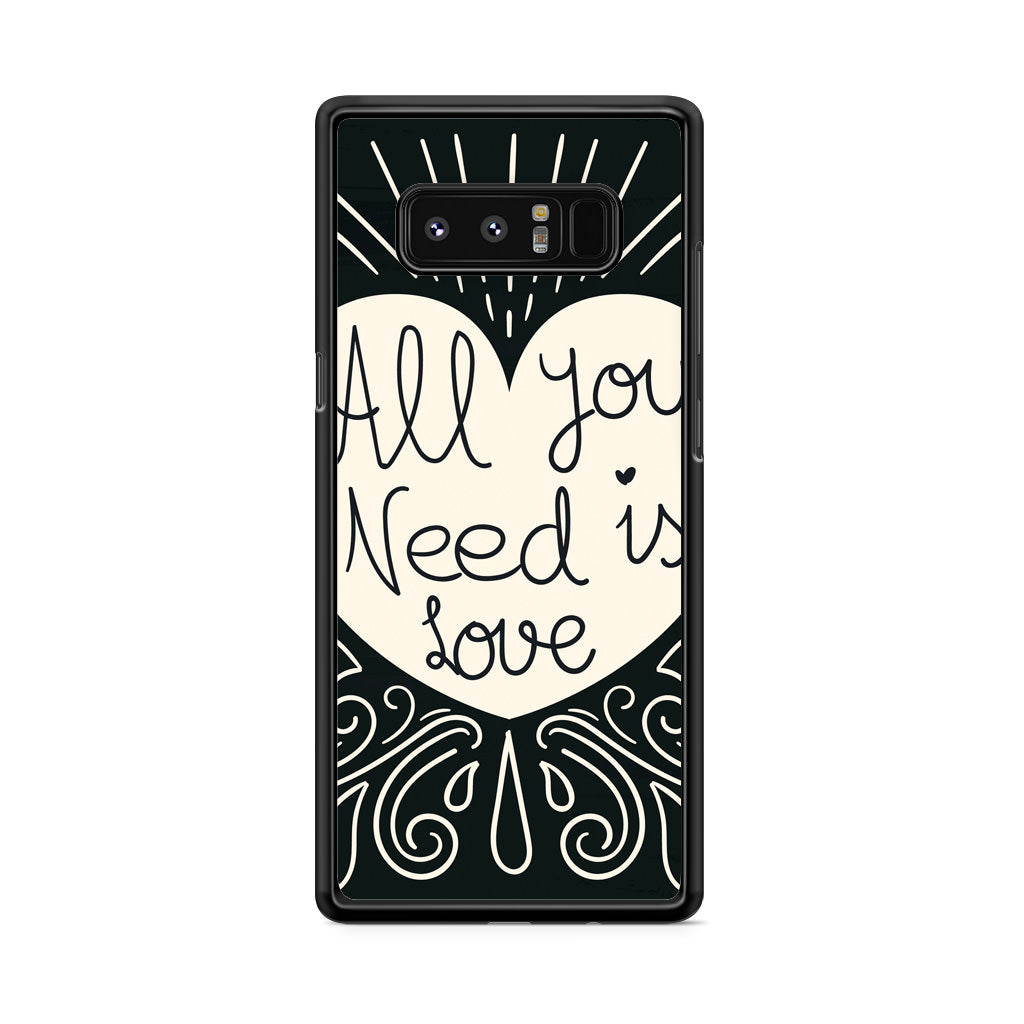 Drawn Love Galaxy Note 8 Case