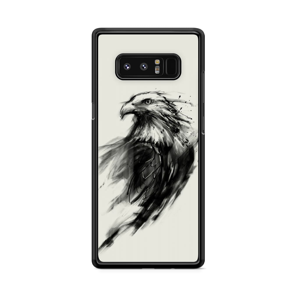 Eagle Art Black Ink Galaxy Note 8 Case