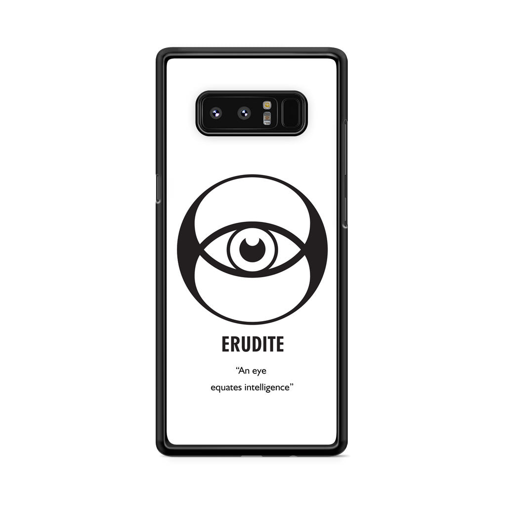 Erudite Divergent Faction Galaxy Note 8 Case