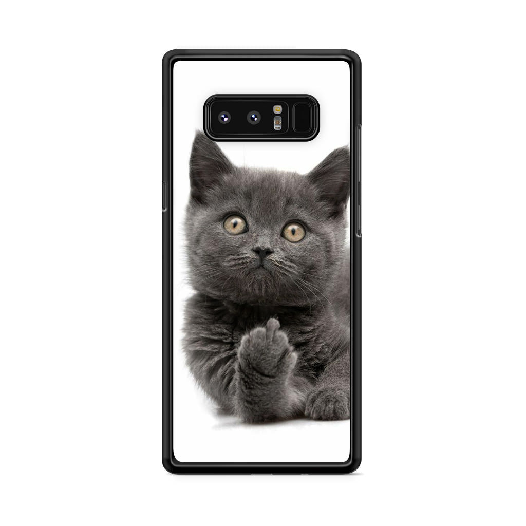 Finger British Shorthair Cat Galaxy Note 8 Case