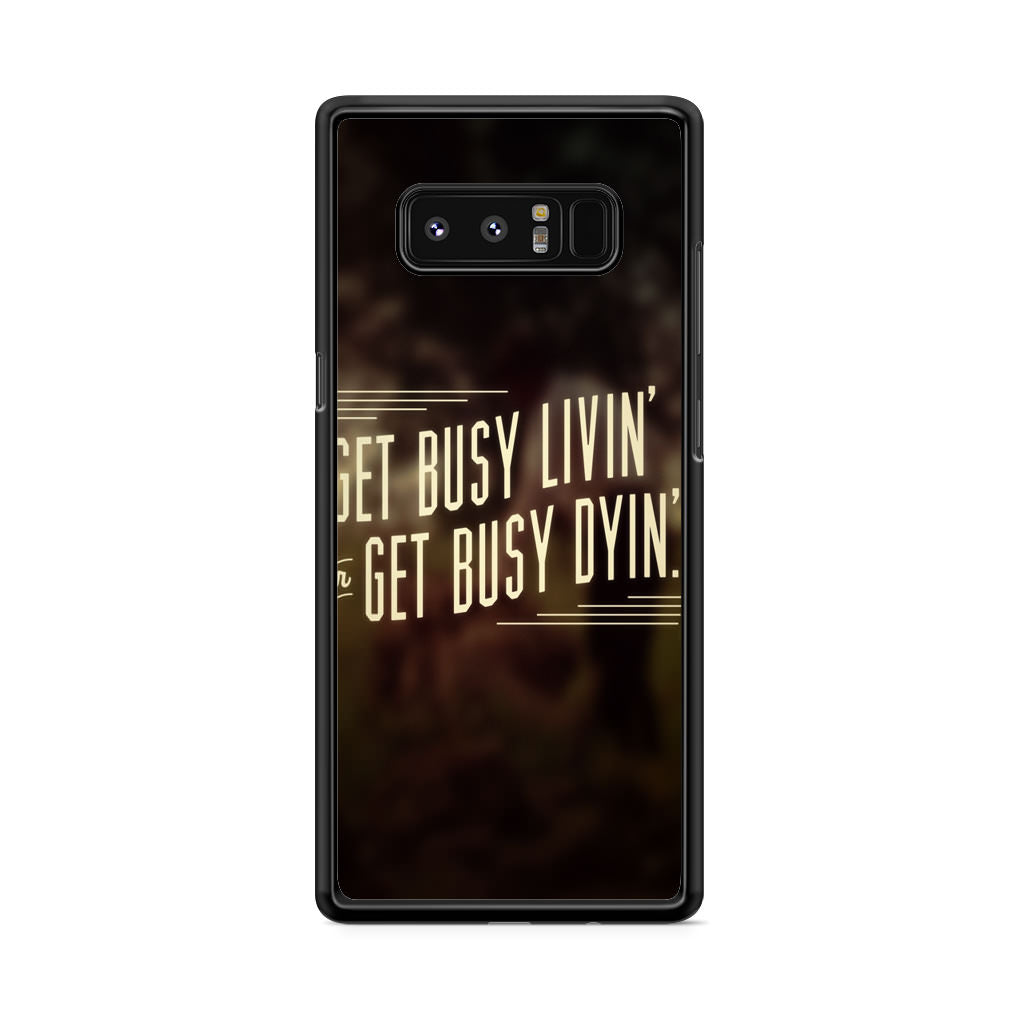 Get Living or Get Dying Galaxy Note 8 Case