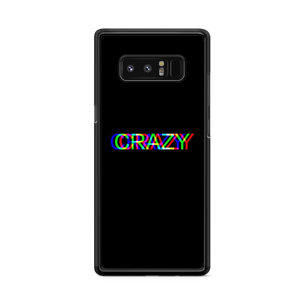 Glitch Crazy Galaxy Note 8 Case