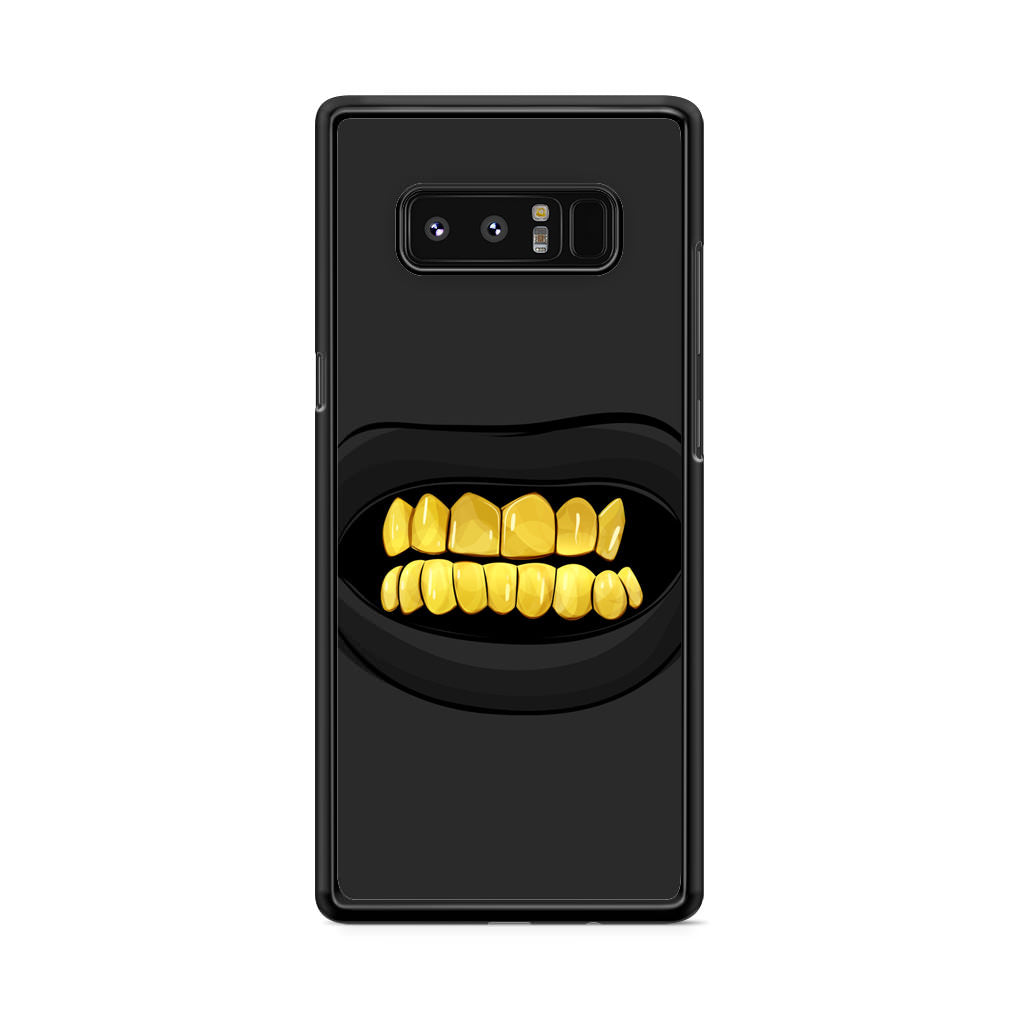 Gold Grillz Galaxy Note 8 Case