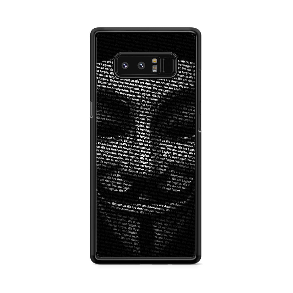 Guy Fawkes Mask Anonymous Galaxy Note 8 Case