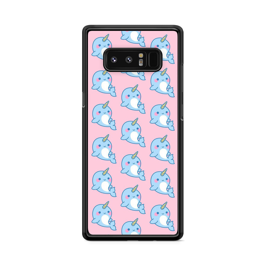 Horned Whales Pattern Galaxy Note 8 Case