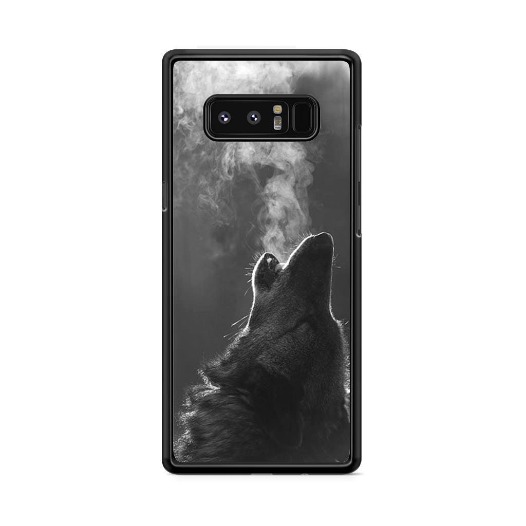 Howling Wolves Black and White Galaxy Note 8 Case