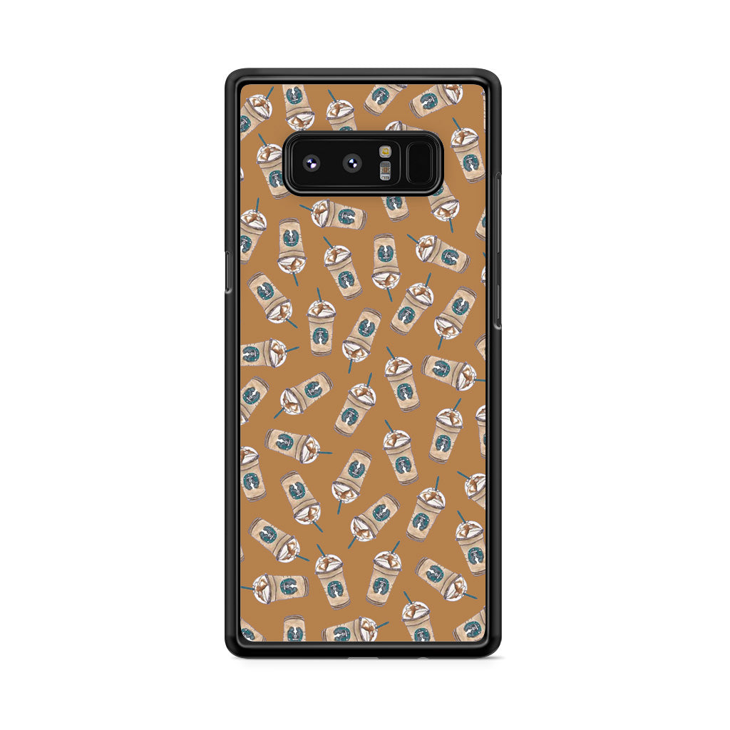 Iced Cappuccinos Lover Pattern Galaxy Note 8 Case