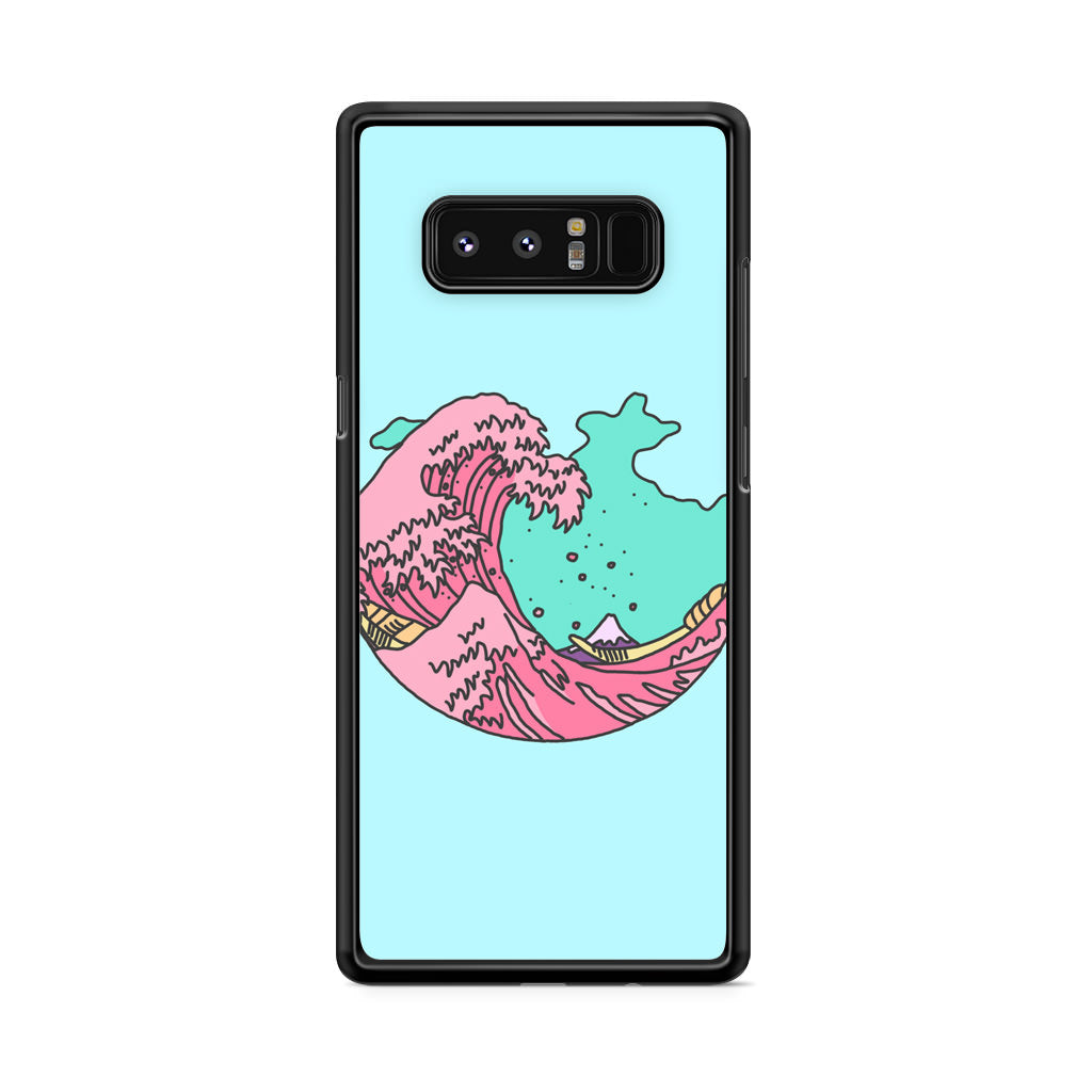 Japanese Pastel Wave Galaxy Note 8 Case