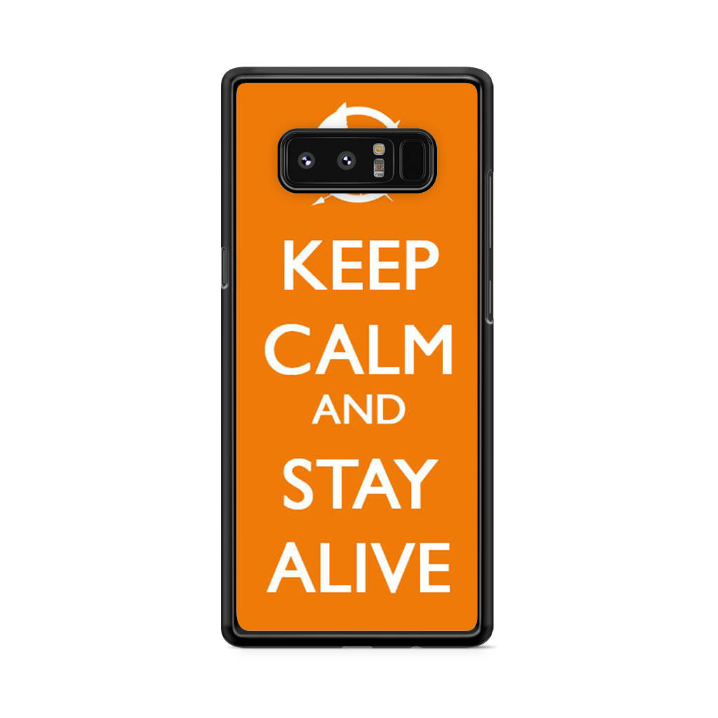 Keep Calm and Stay Alive Galaxy Note 8 Case