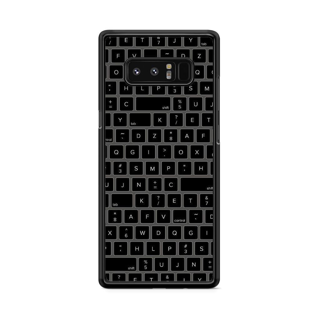 Keyboard Button Galaxy Note 8 Case