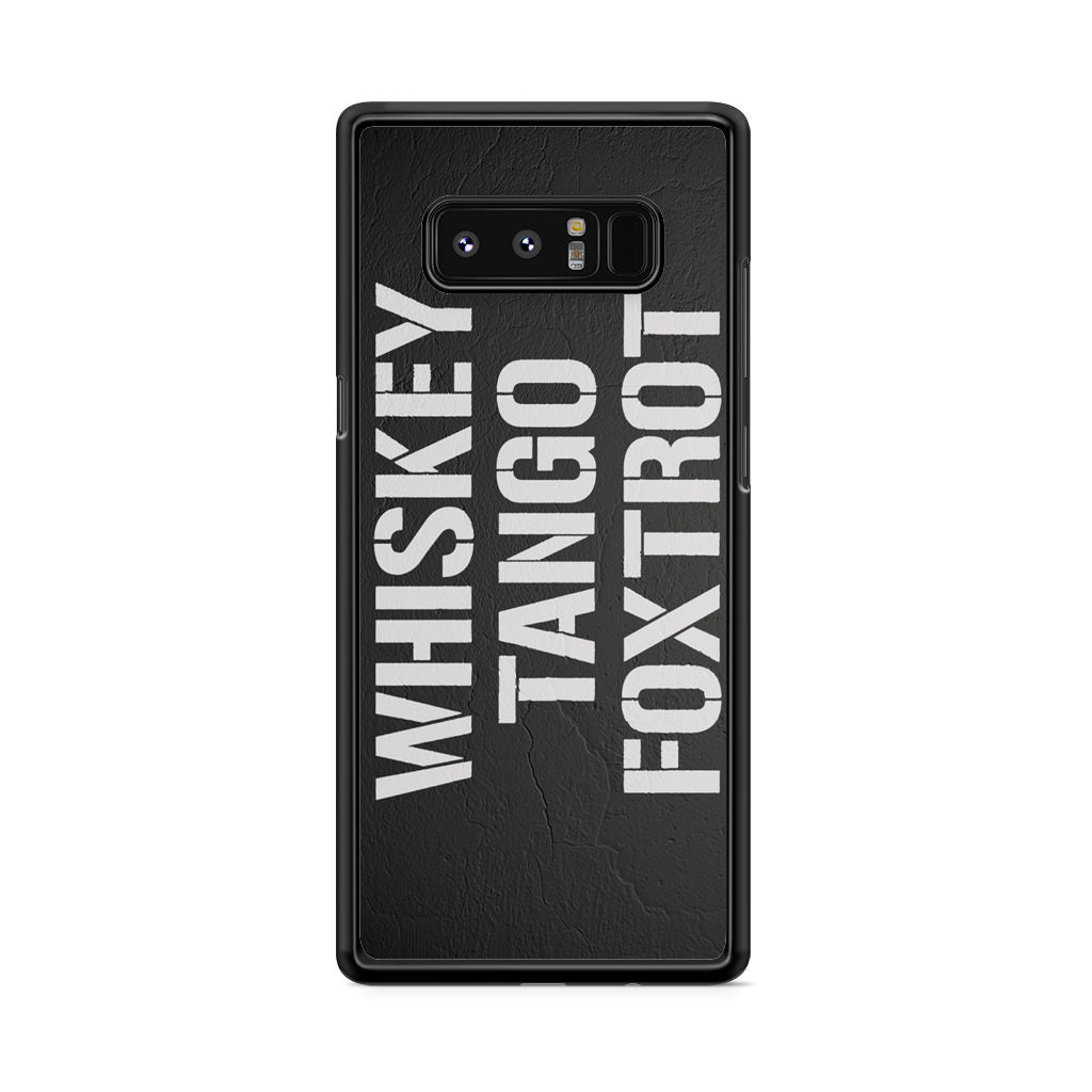 Military Signal Code Galaxy Note 8 Case