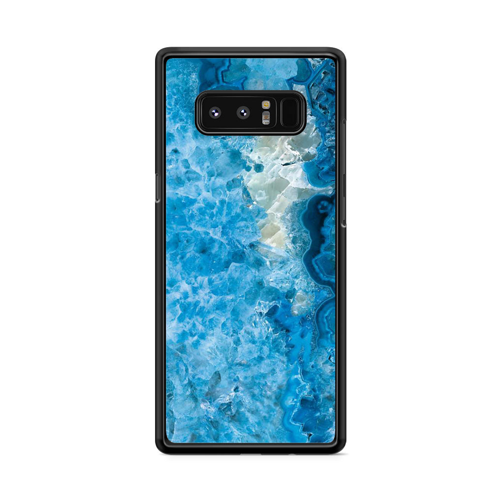 Navy Blue Marble Galaxy Note 8 Case