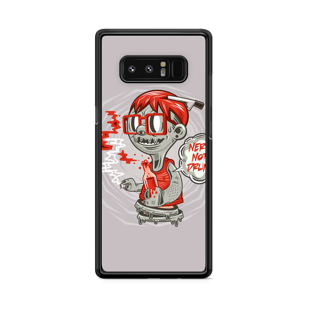 Nerd Not Drunk Zombie Galaxy Note 8 Case