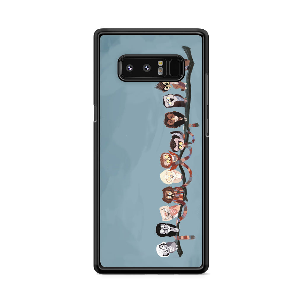 Owls on The Branch Galaxy Note 8 Case