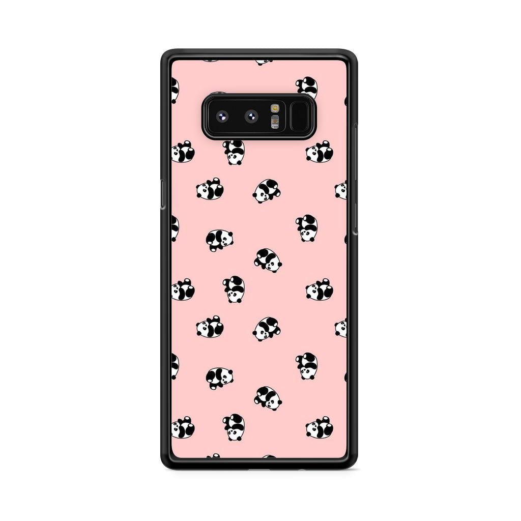 Pandas Pattern Galaxy Note 8 Case