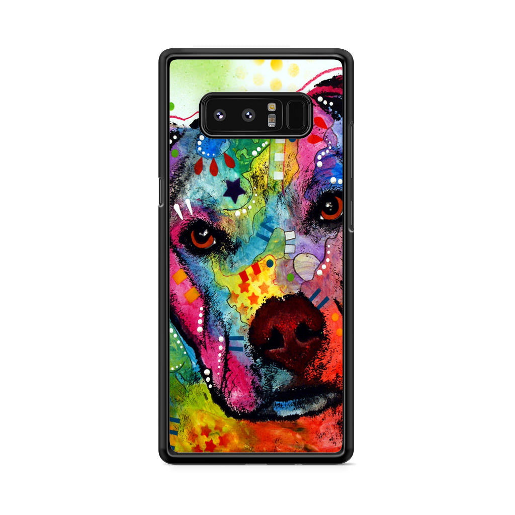 Pitbull Love Painting Galaxy Note 8 Case