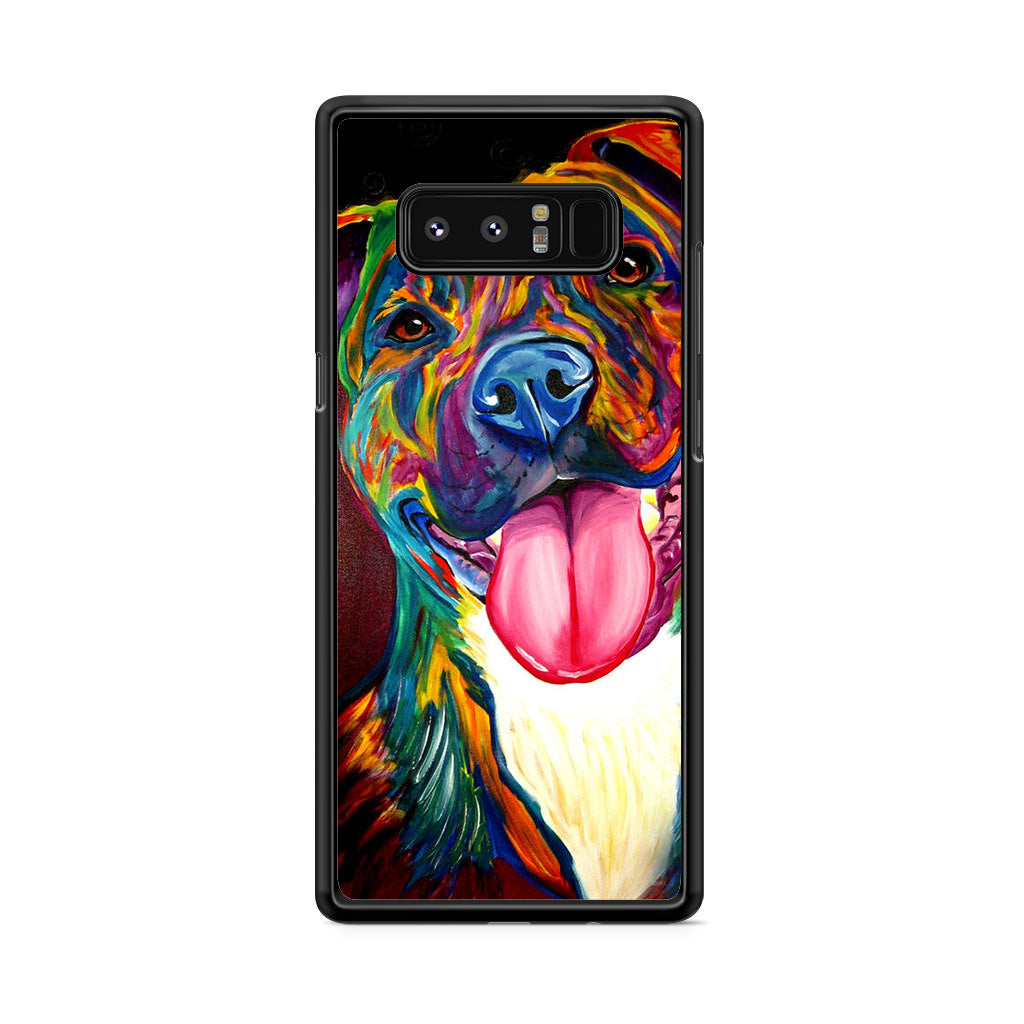 Pitbull Painting Art Galaxy Note 8 Case