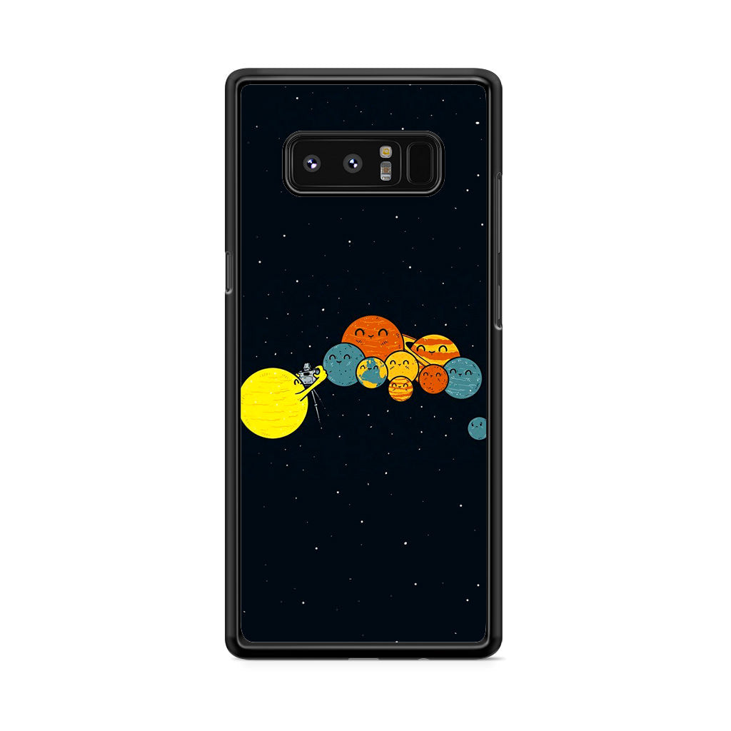 Planet Cute Illustration Galaxy Note 8 Case