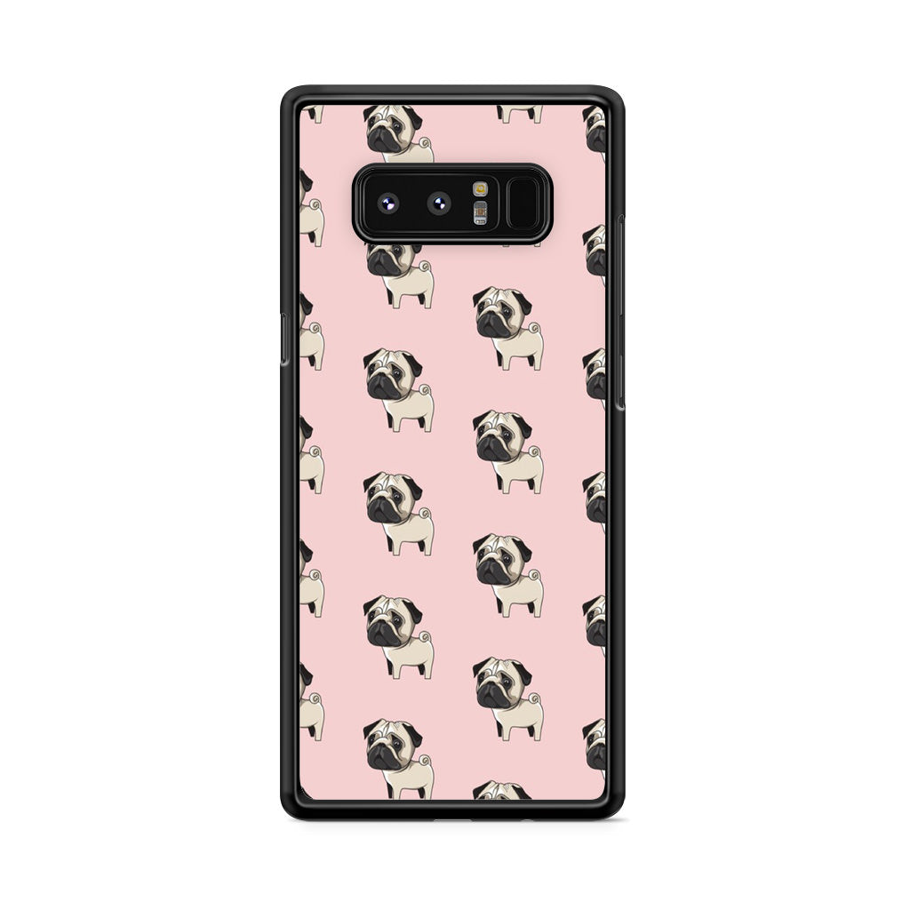 Pugs Pattern Galaxy Note 8 Case