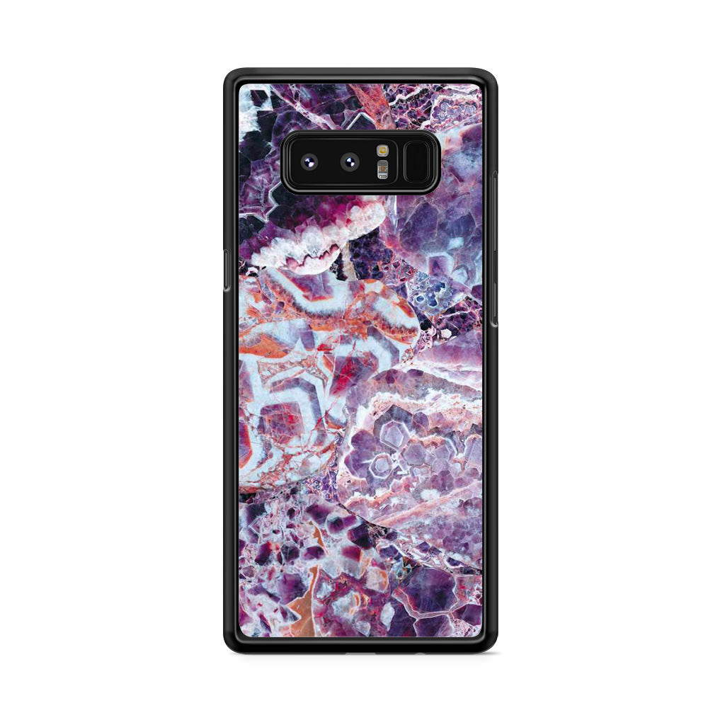 Purple Marble Galaxy Note 8 Case