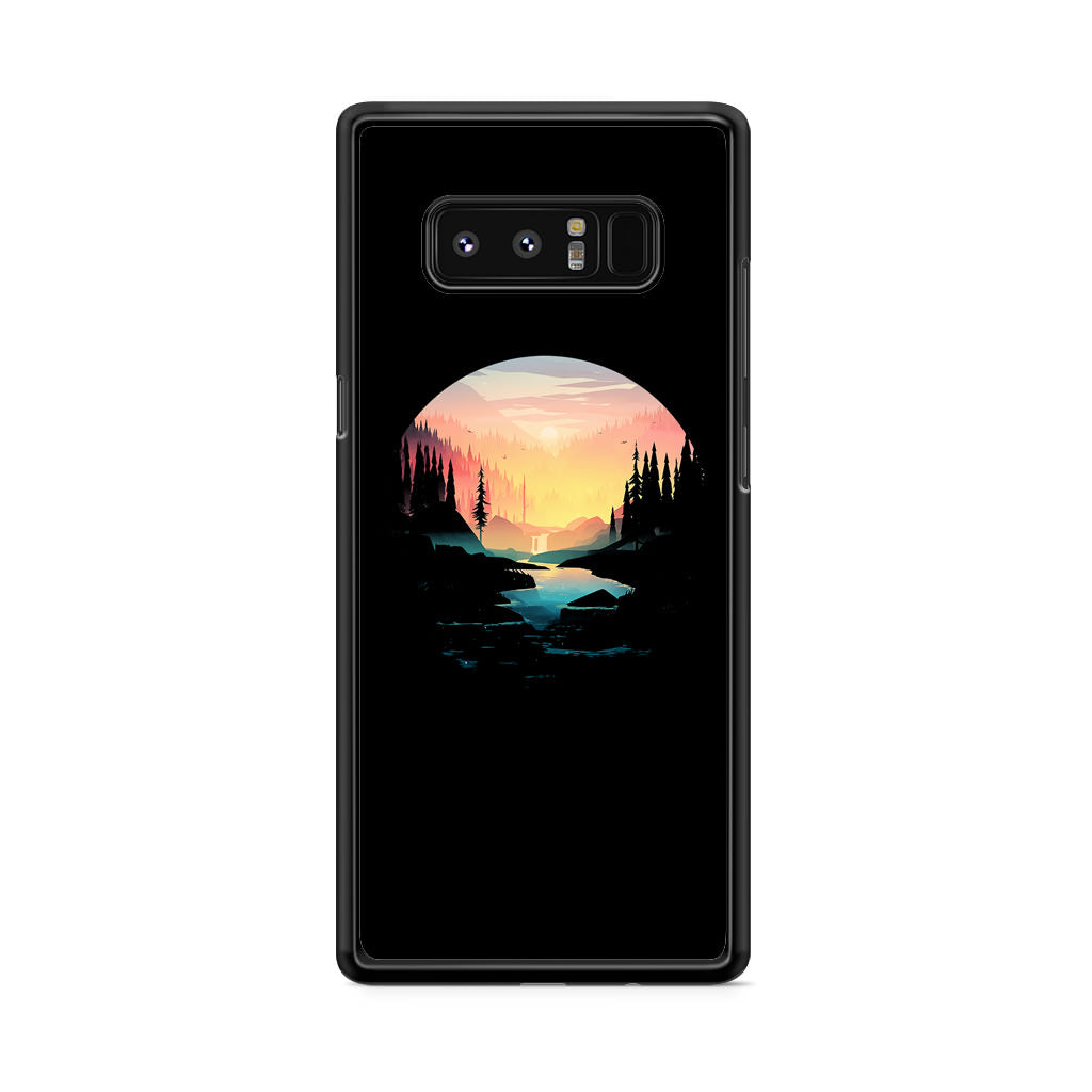 River Path at Dusk Galaxy Note 8 Case