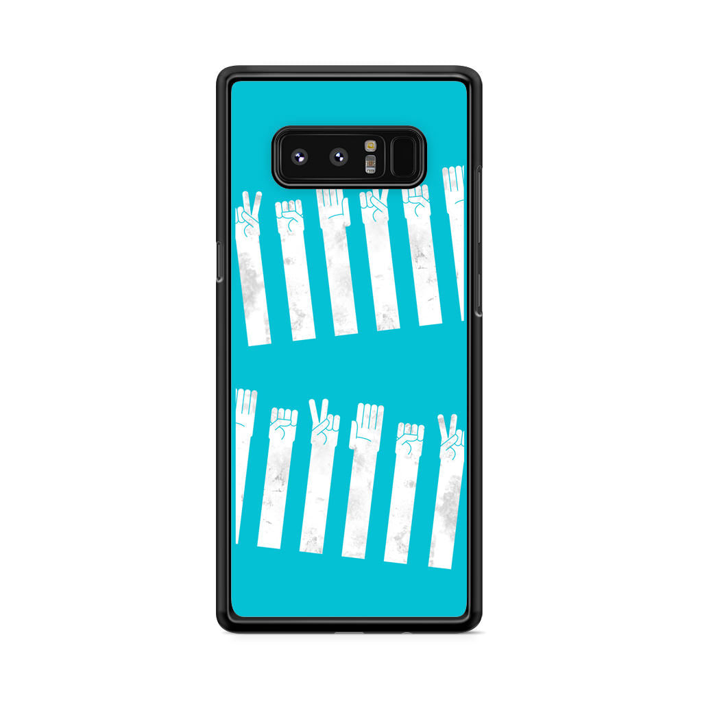 Rock Paper Scissors Zebra Crossing Galaxy Note 8 Case