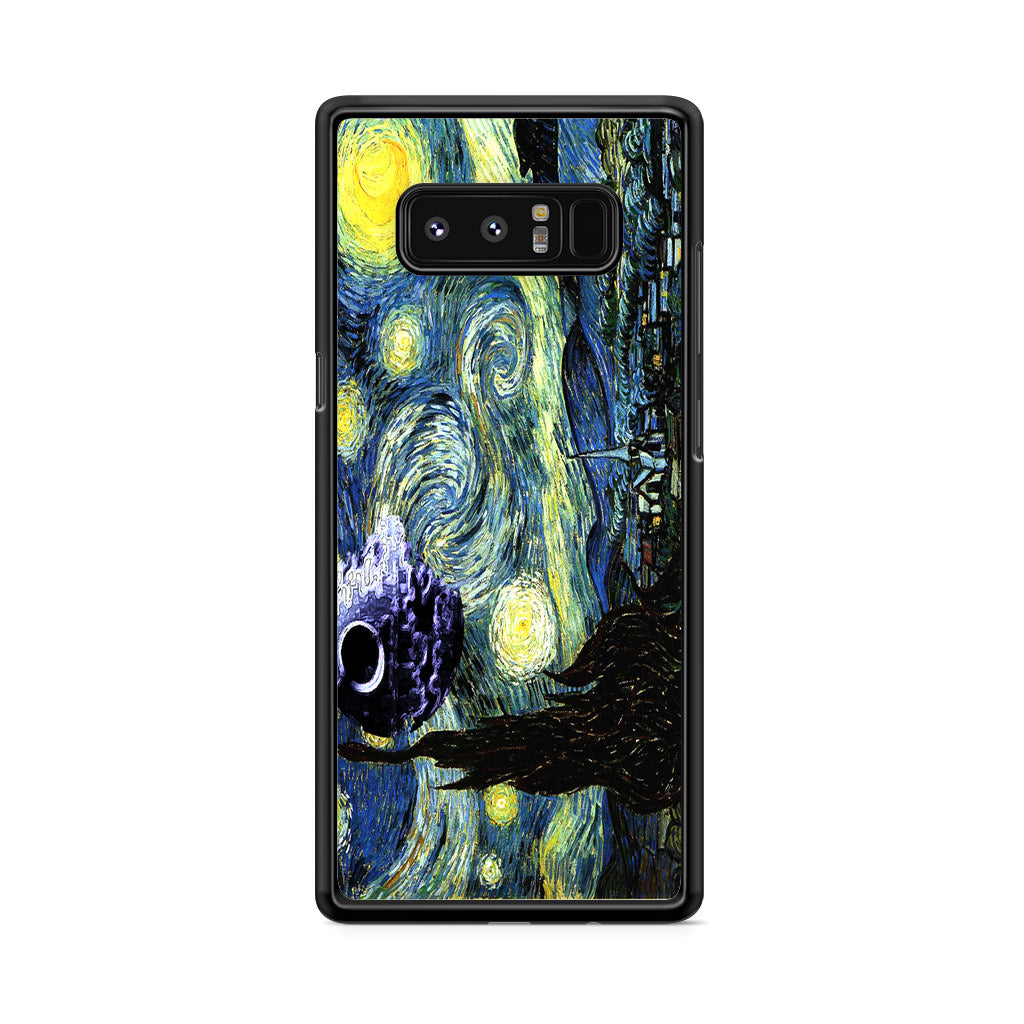 Skellington on a Starry Night Galaxy Note 8 Case