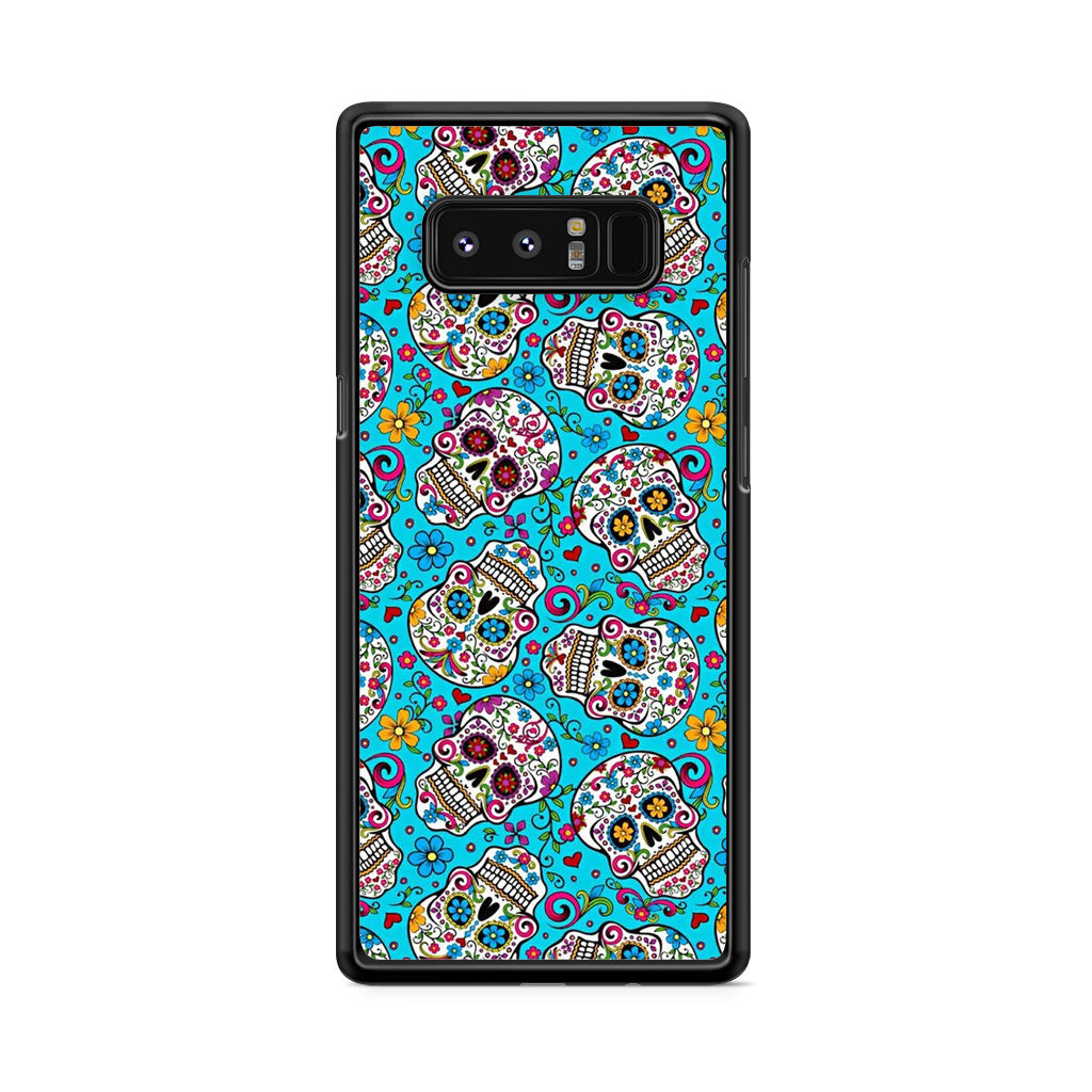 Skull Floral Sugar Galaxy Note 8 Case