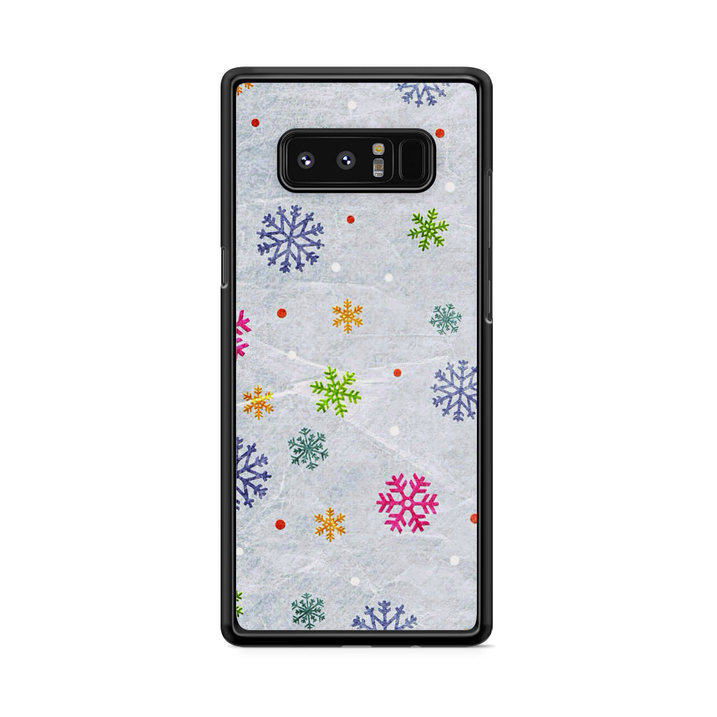 Snowflake Galaxy Note 8 Case