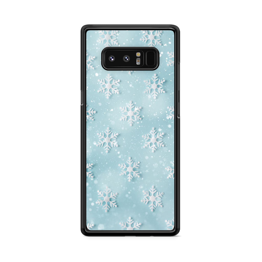 Snowflakes Pattern Galaxy Note 8 Case