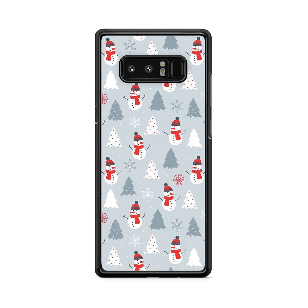 Snowmans Pattern Galaxy Note 8 Case