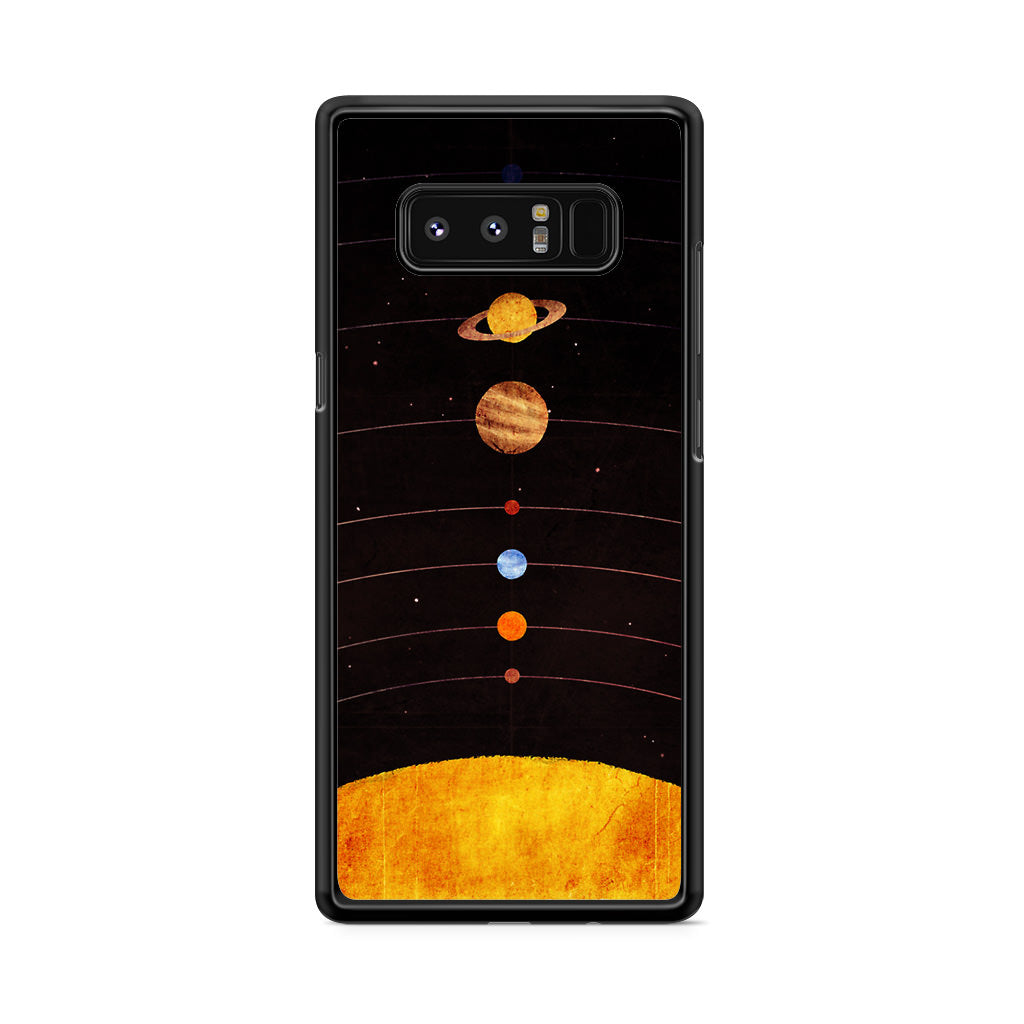 Solar System Galaxy Note 8 Case