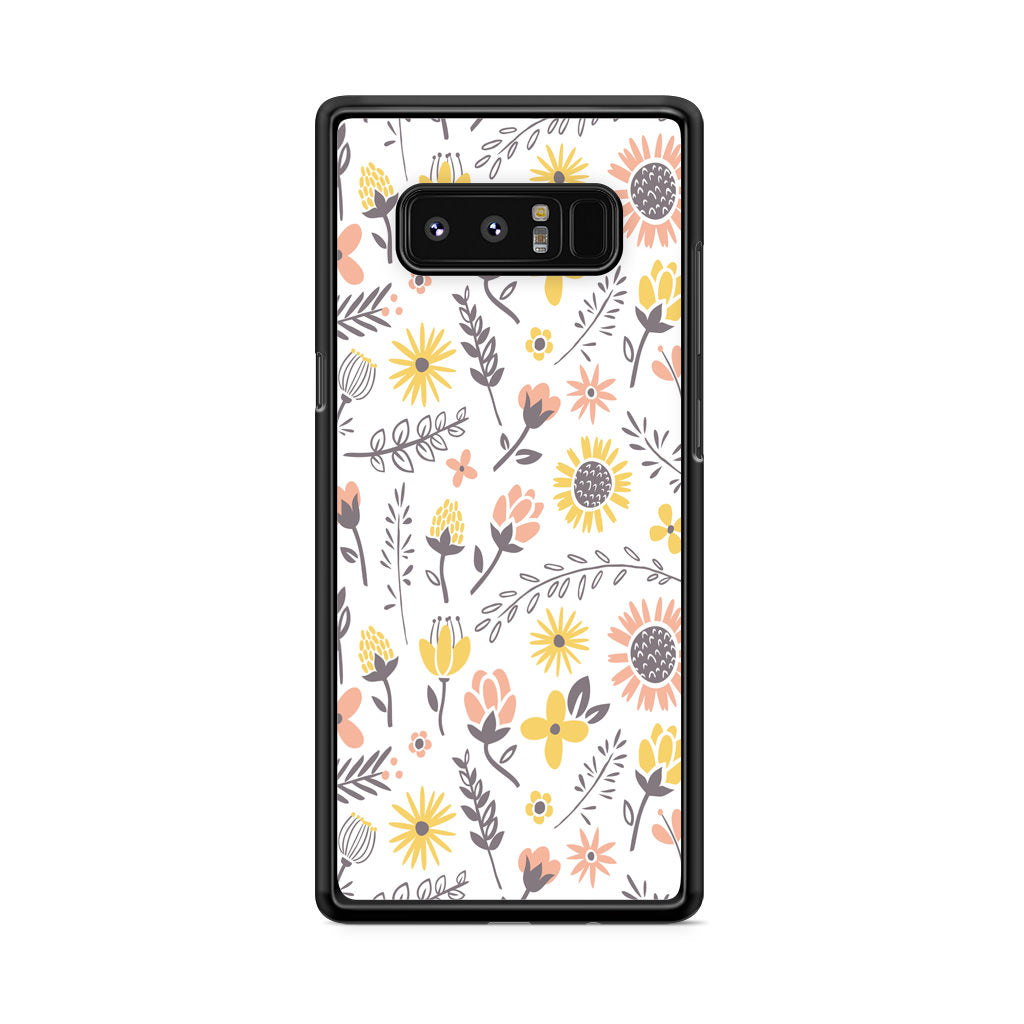 Spring Things Pattern Galaxy Note 8 Case