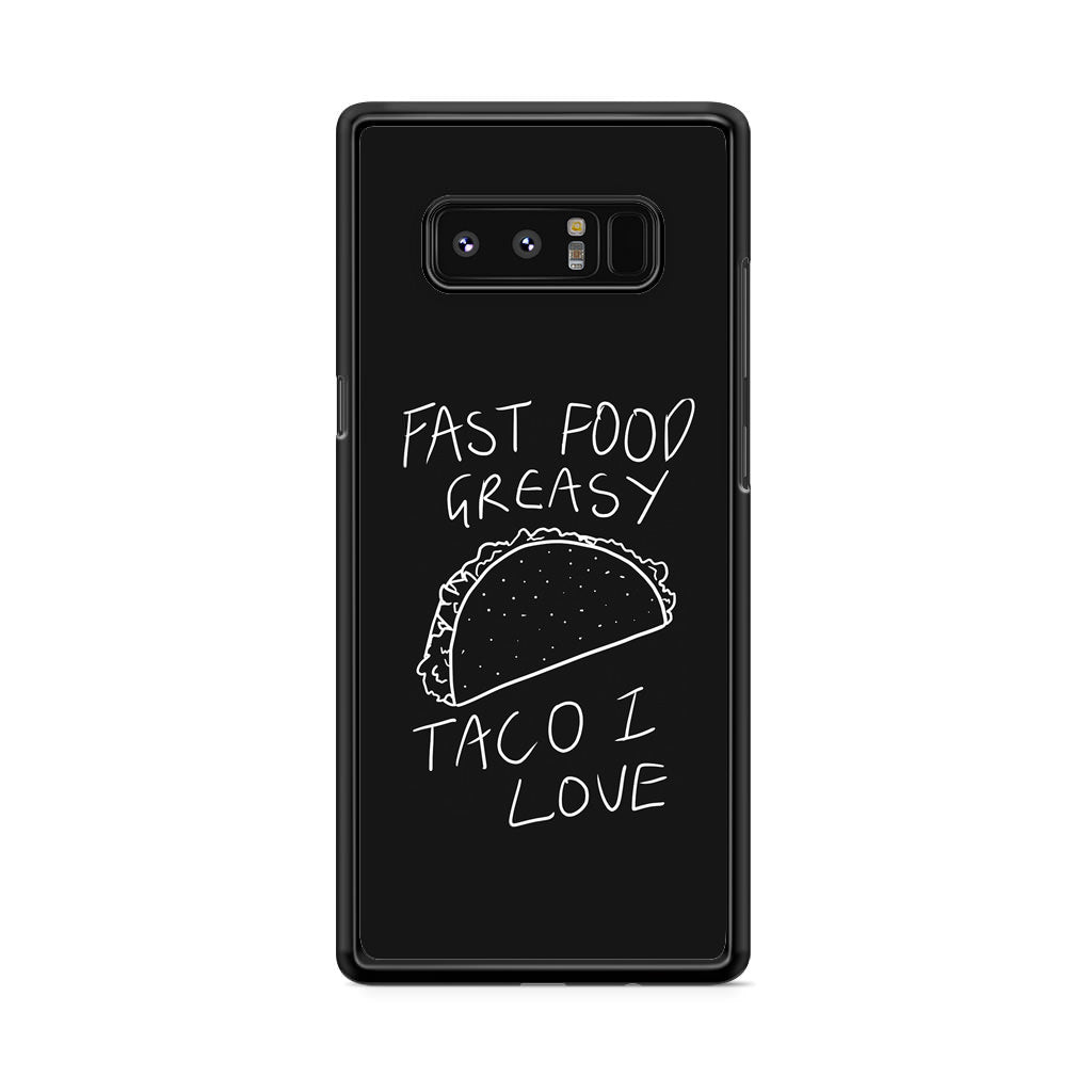 Taco Lover Galaxy Note 8 Case