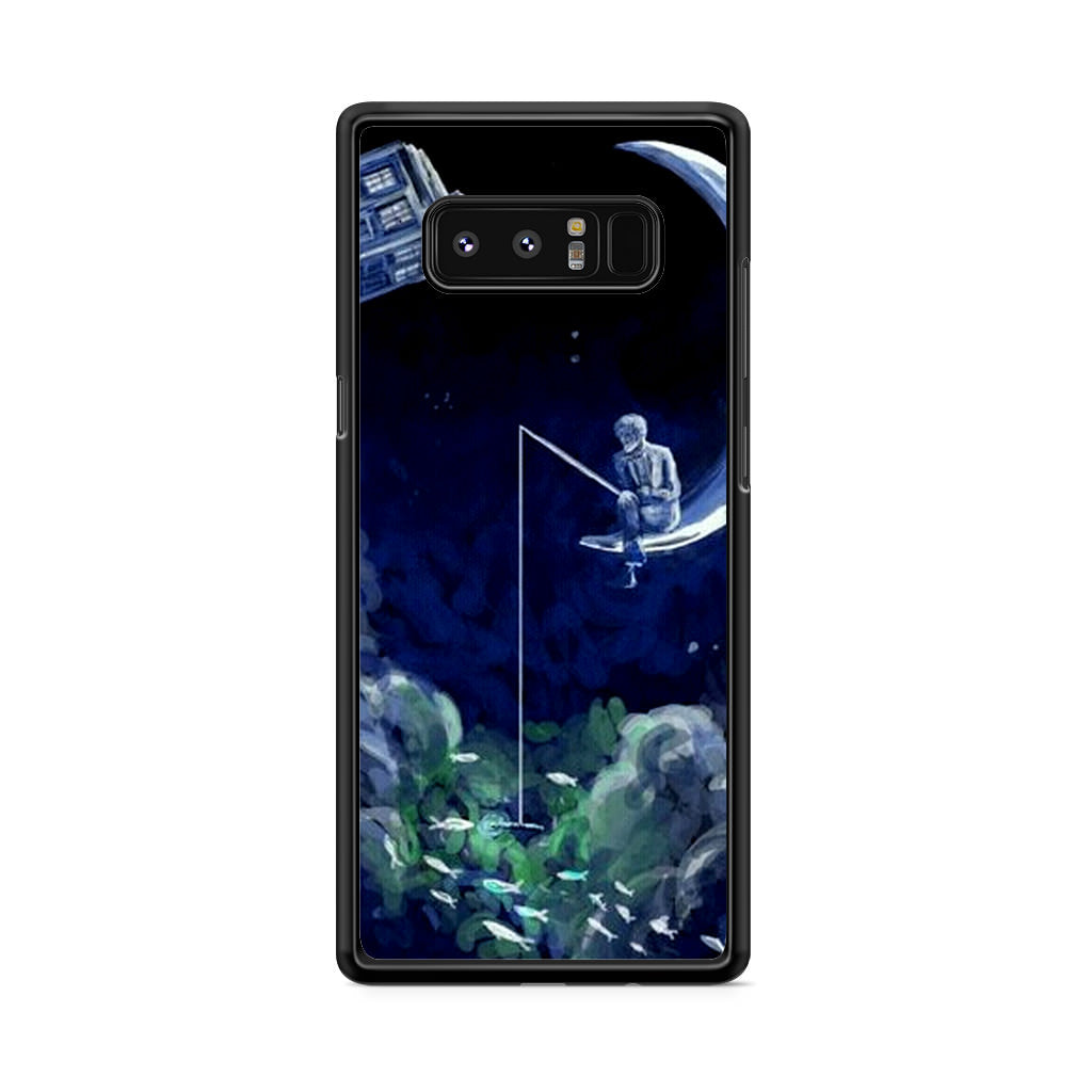 Tardis Walking To The Moon Galaxy Note 8 Case