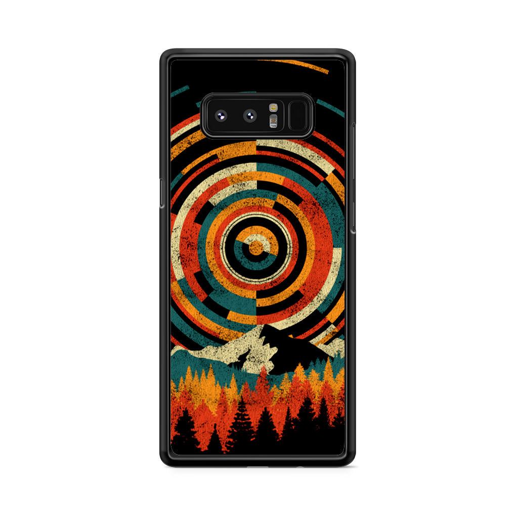 The Geometry Of Sunrise Galaxy Note 8 Case