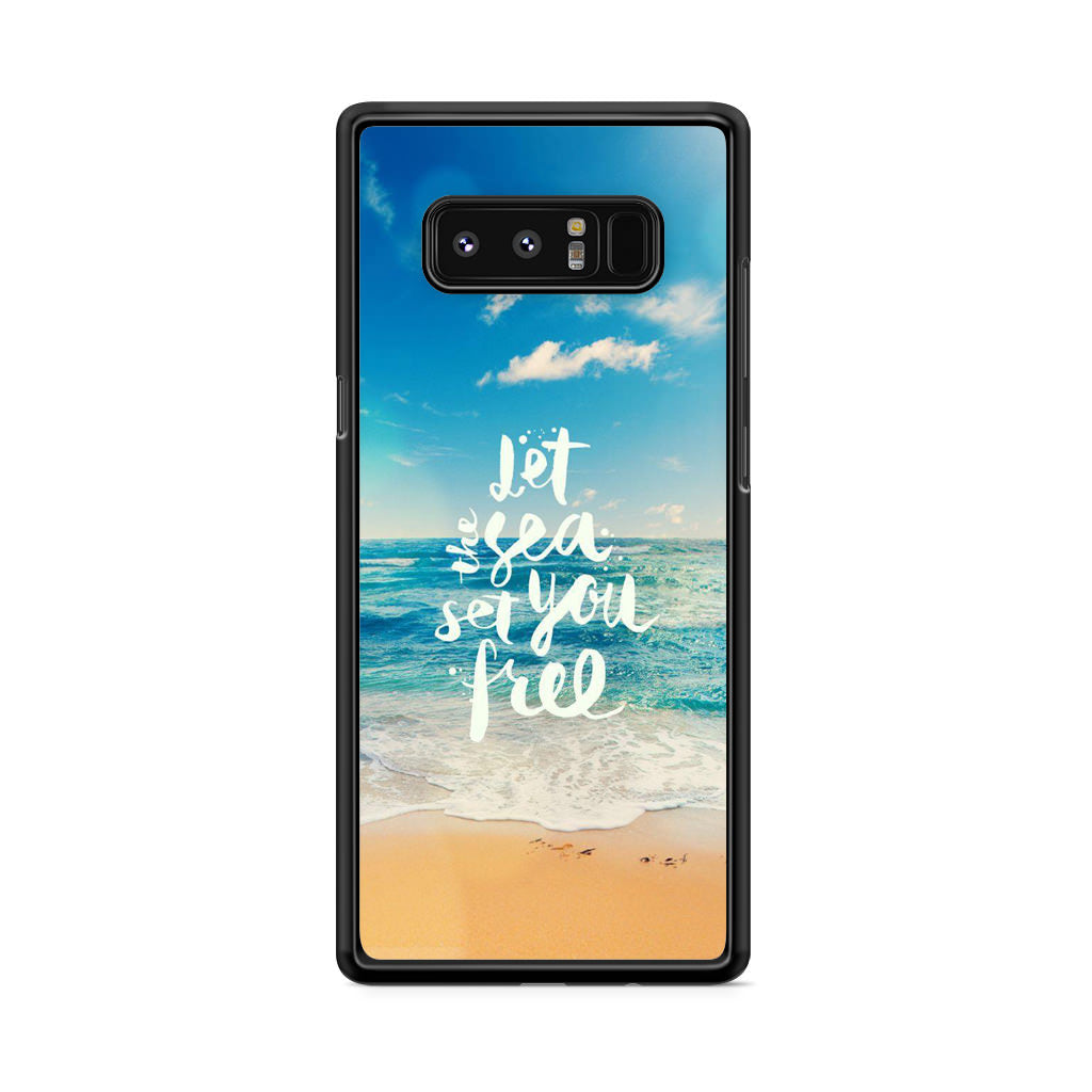 The Sea Set You Free Galaxy Note 8 Case