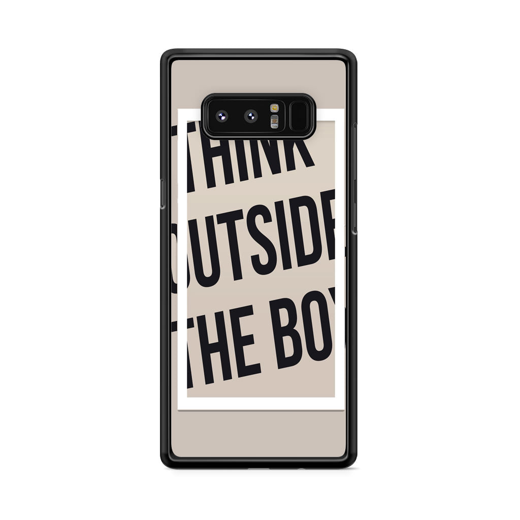 Think Outside The Box Galaxy Note 8 Case