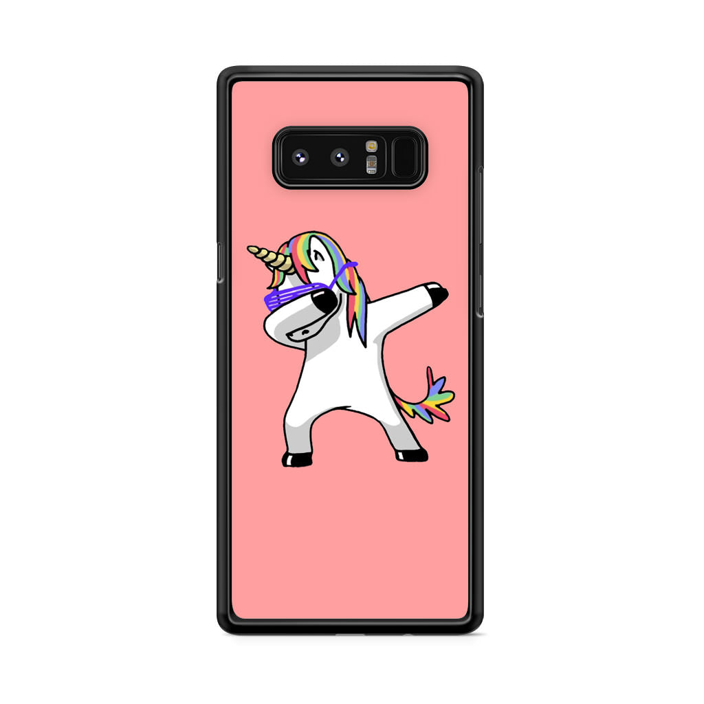 Unicorn Dabbing Pink Galaxy Note 8 Case