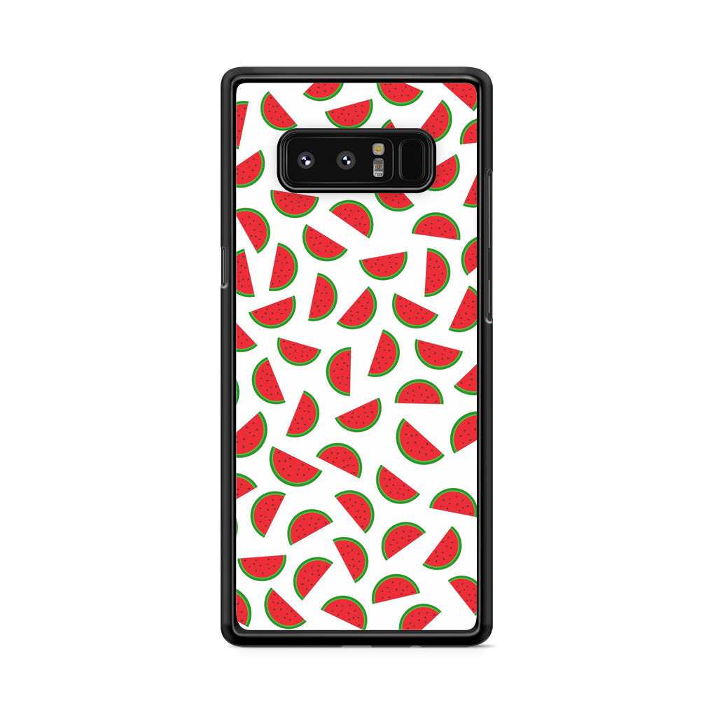 Watermelon Fruit Pattern White Galaxy Note 8 Case