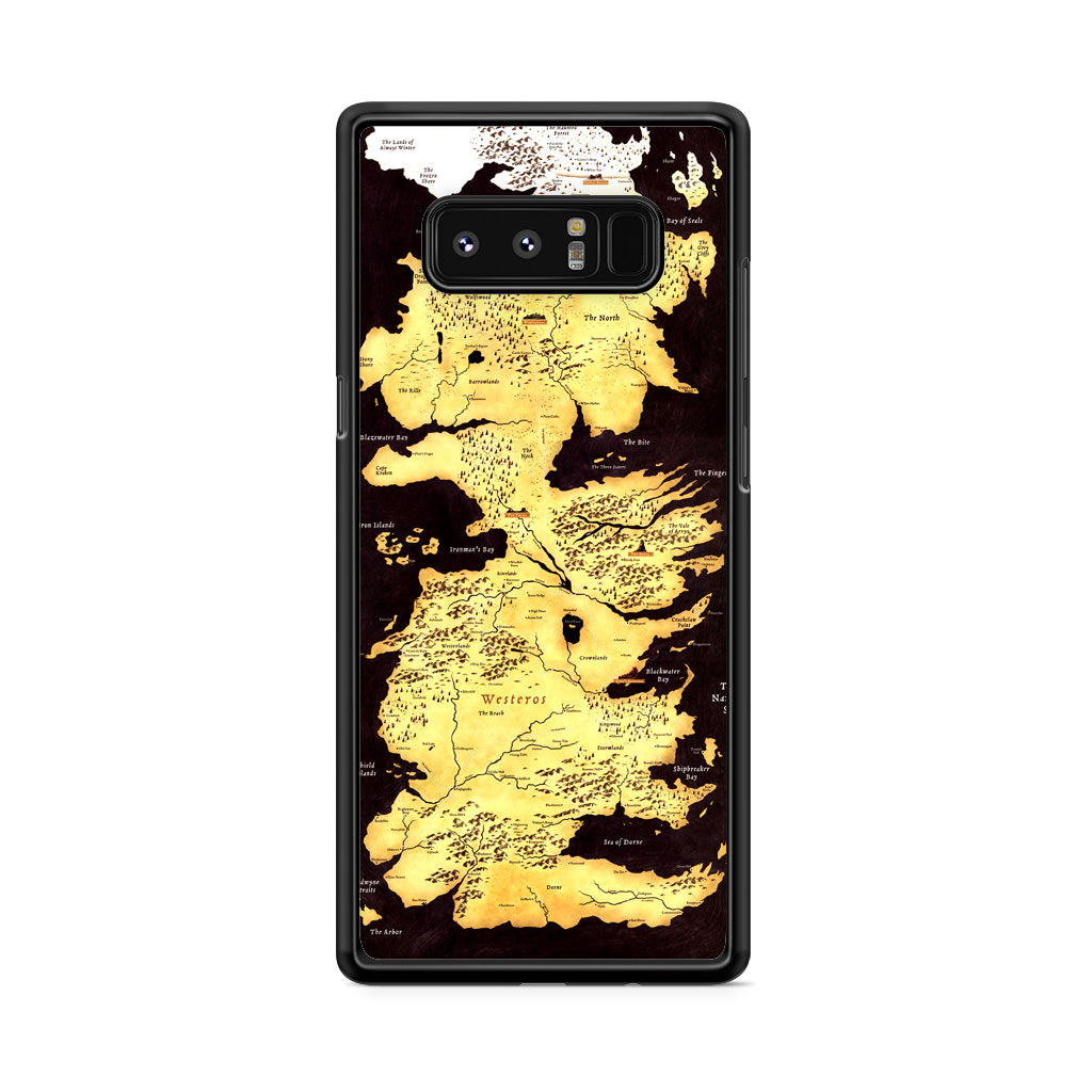 Westeros Map Galaxy Note 8 Case